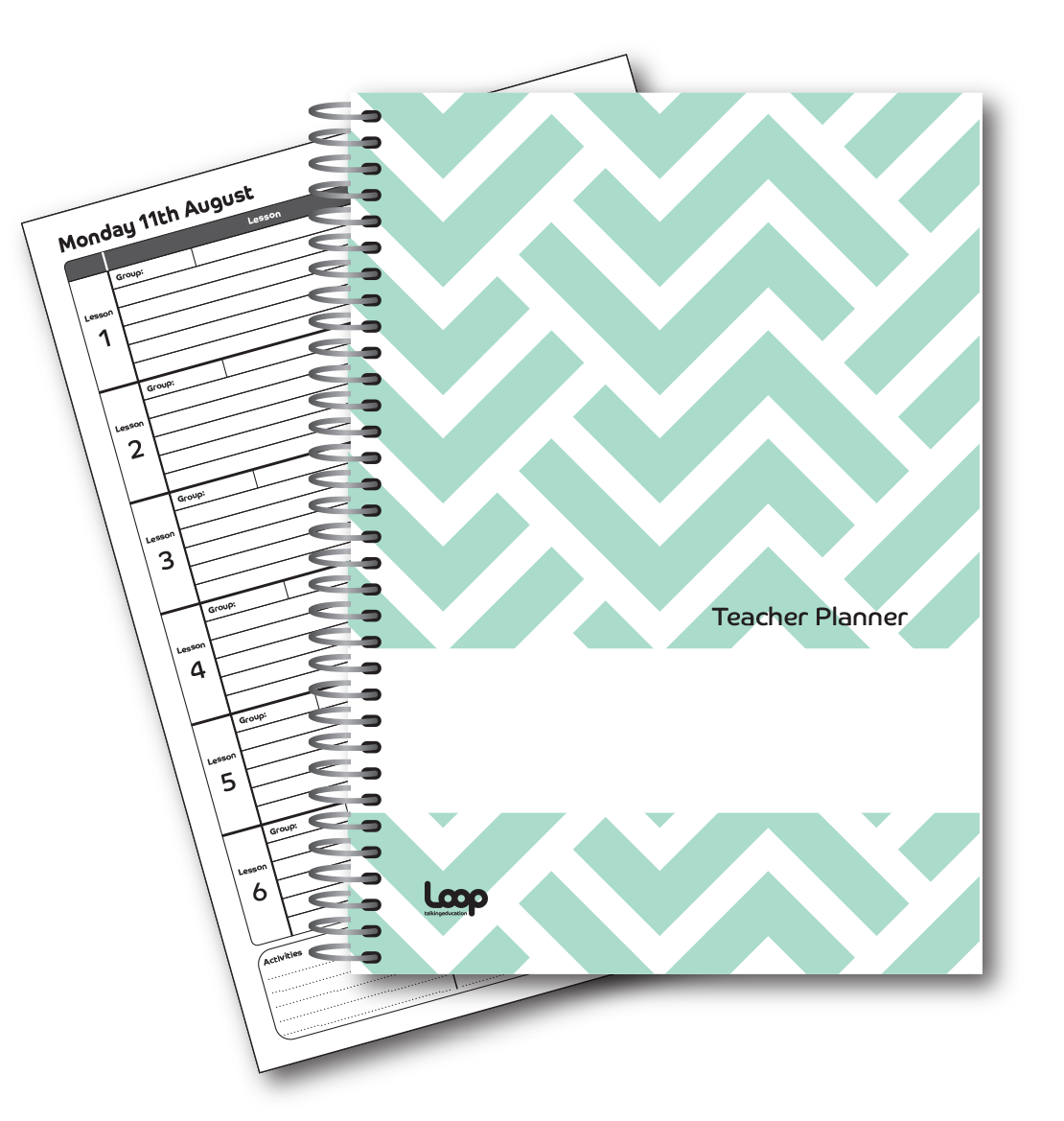 Premium Deluxe Hardback Dated Teacher Planner A5 - 6 Lesson