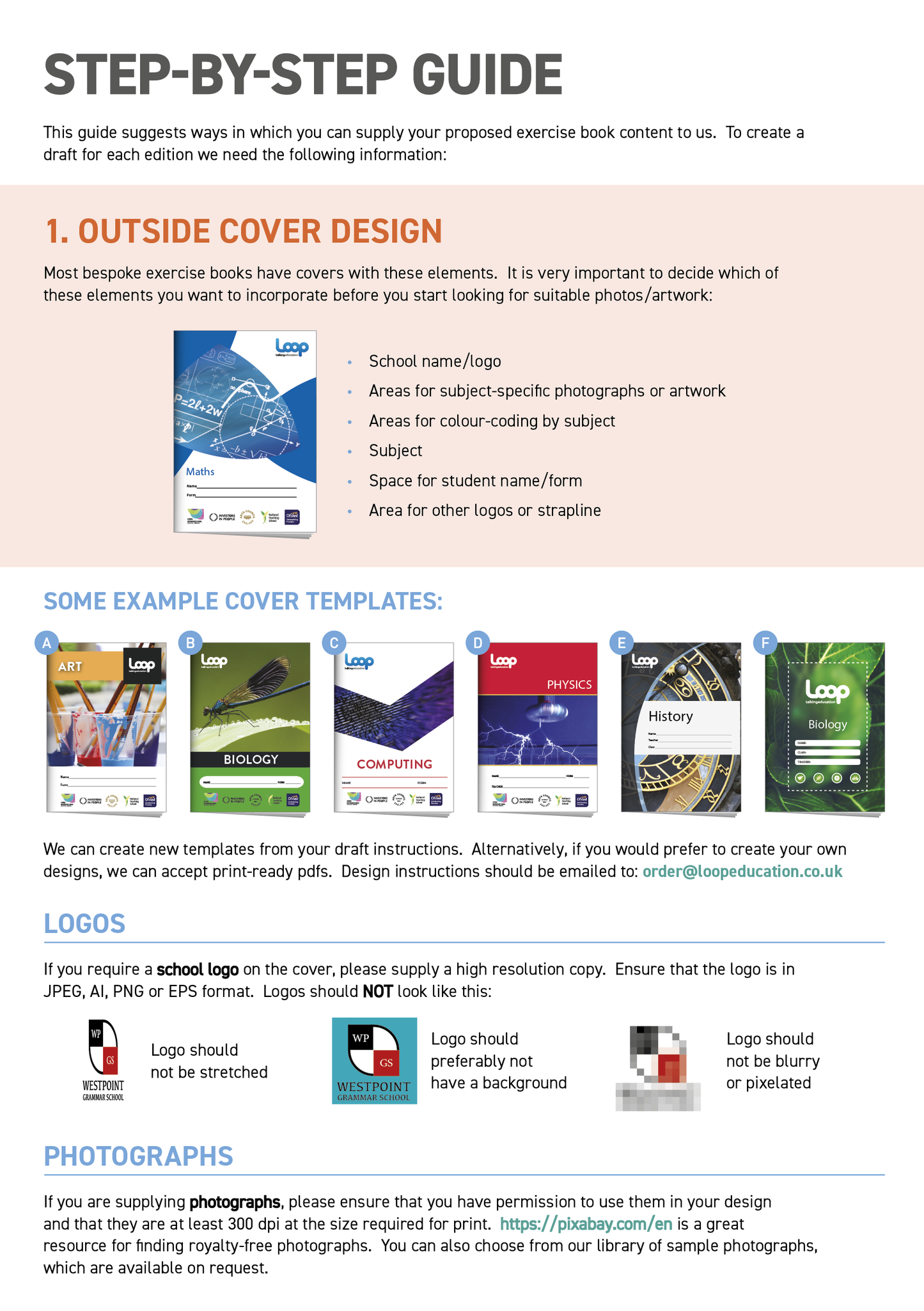 Bespoke Exercise Books